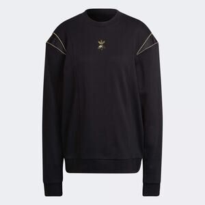 Adidas Crewneck Zip Sleeve Sweatshirt